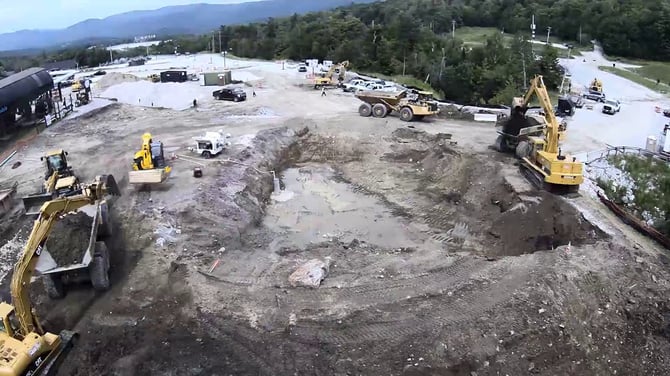 Killington Base Lodge Construction Progressing