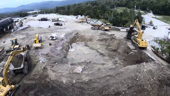 Killington Base Lodge Construction Progressing
